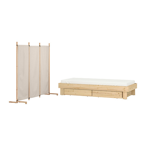 GLAMBERGET, bedroom furniture, set of 2