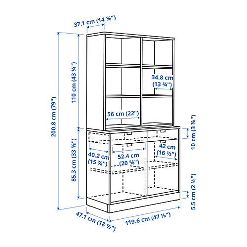 TONSTAD storage combination