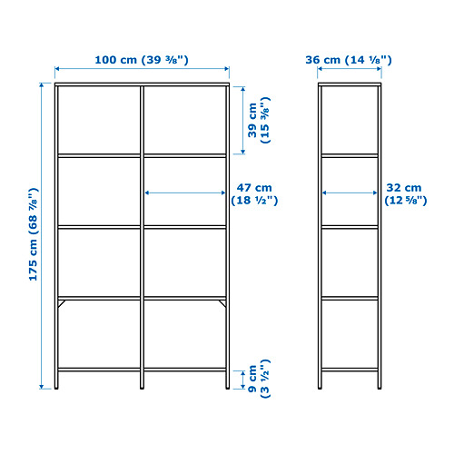 VITTSJÖ shelving unit