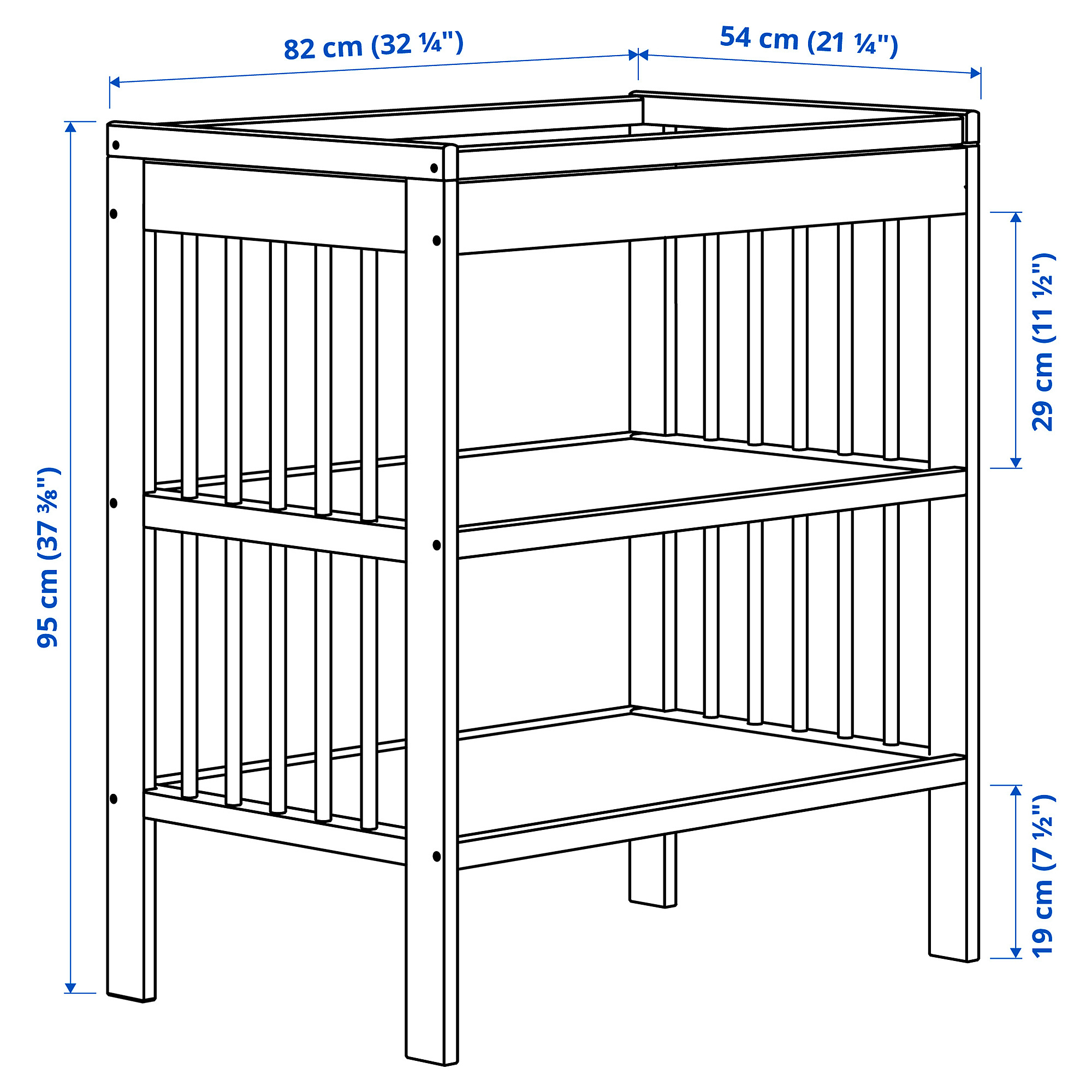 Gulliver changing 2024 table ikea