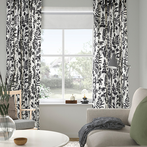 ROTVECKLARE, curtains, 1 pair