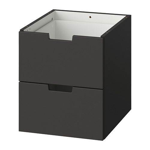 NORDLI, modular chest of 2 drawers