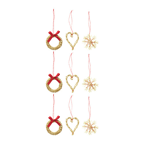 VINTERFINT tree ornament set of 9