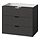 NORDLI, modular chest of 2 drawers