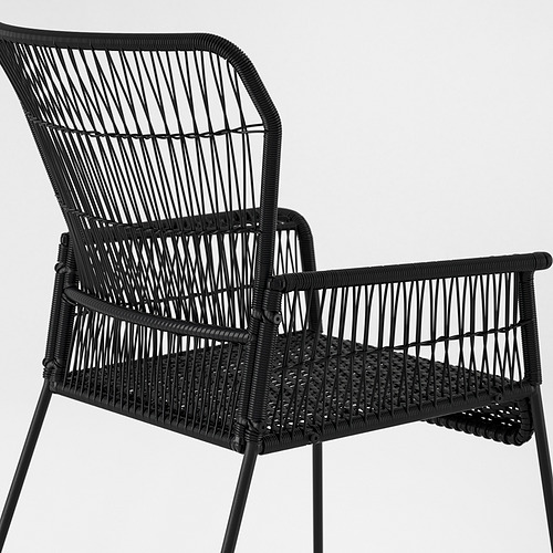 TALLSKÄR, chair with armrests, outdoor