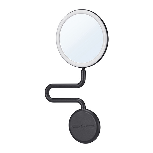 EKFÄNN mirror with integrated lighting