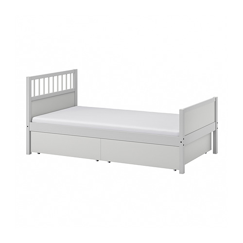 SMYGA, bed frame with storage