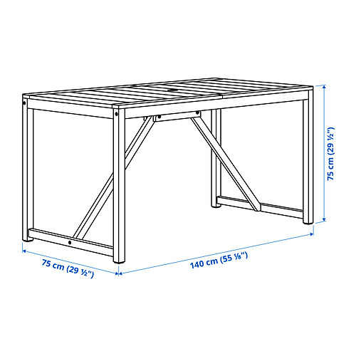 NÄMMARÖ table, outdoor