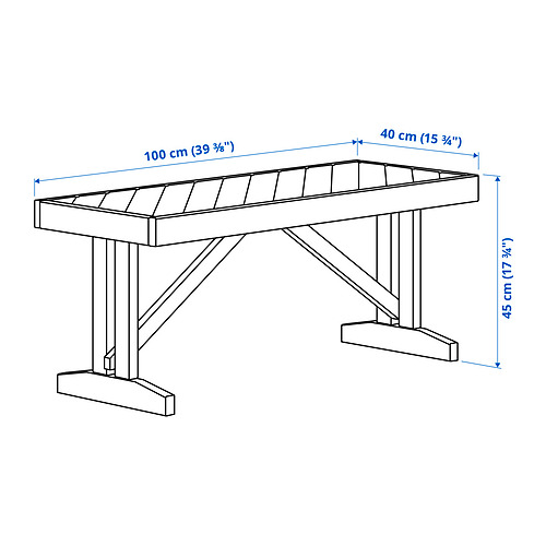 NORRMANSÖ bench, outdoor