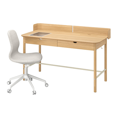 RIDSPÖ/LÅNGFJÄLL, desk and chair