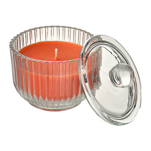 HÖSTAGILLE, scented candle in glass