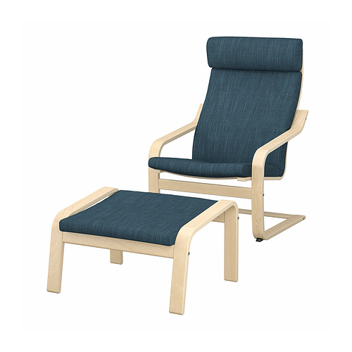 POÄNG, armchair and footstool