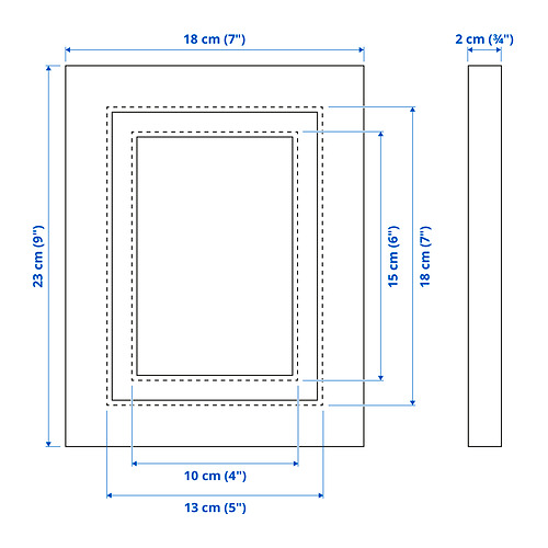 PLOMMONTRÄD frame