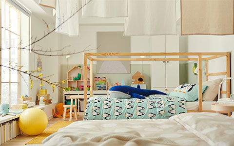 A playful and relaxed space – for parents,  too