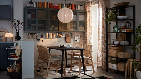 A cozy dining room to enjoy meals and moments in