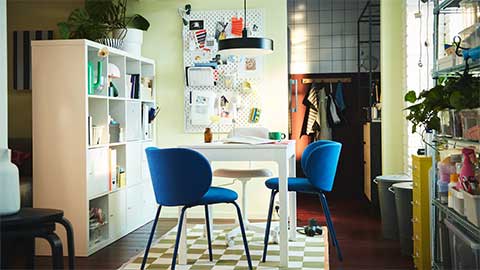 A day in the life of a cozy, colorful dining room