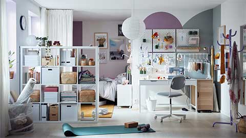 A room brimming with creativity